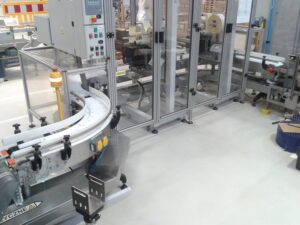 Przenośnik modułowy skrętny-Montaż-1A