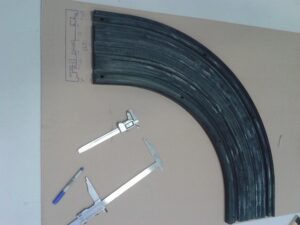 Przenośniki modułowe skrętne-Pomiar-Odrys