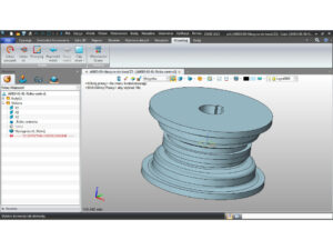 Rolka zewnętrzna giętarki band rolkowych model 3D